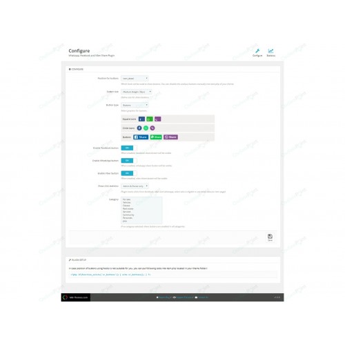 Social Share Osclass Plugin