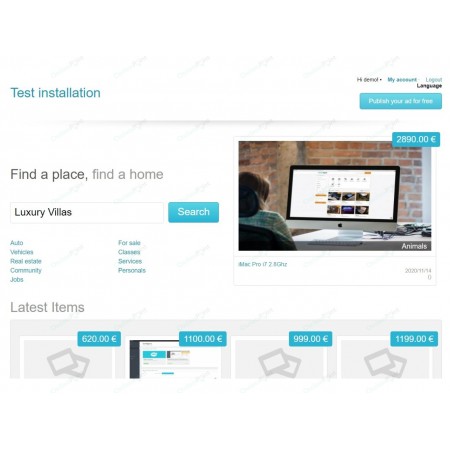 RealEstate Osclass Theme