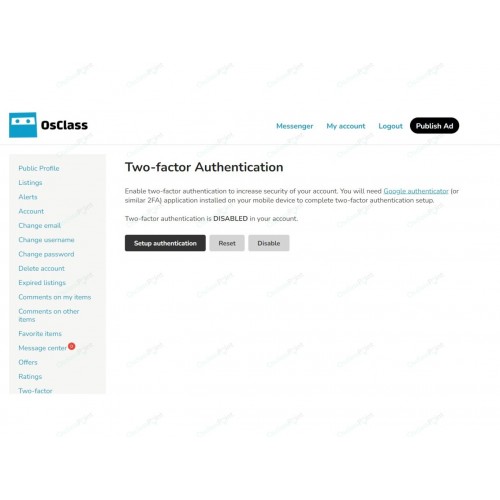 Two-factor Authentication Plugin