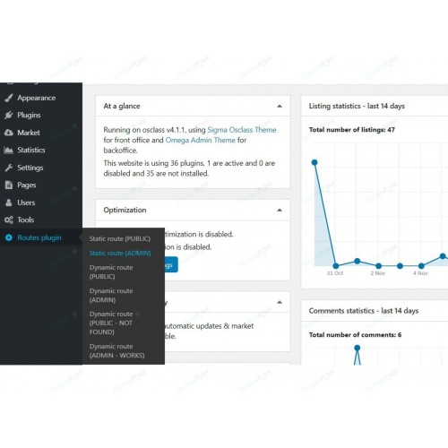 Routes Example Osclass Plugin for Developers